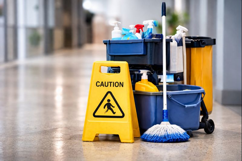 Facilities management services including cleaning and maintenance in London commercial property